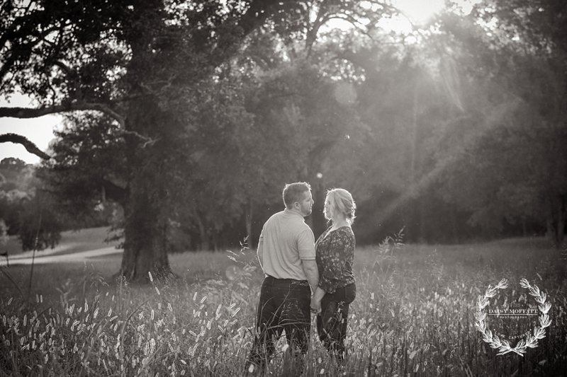 field engagement session with Daisy Moffatt Photography Chattanooga best wedding photographer