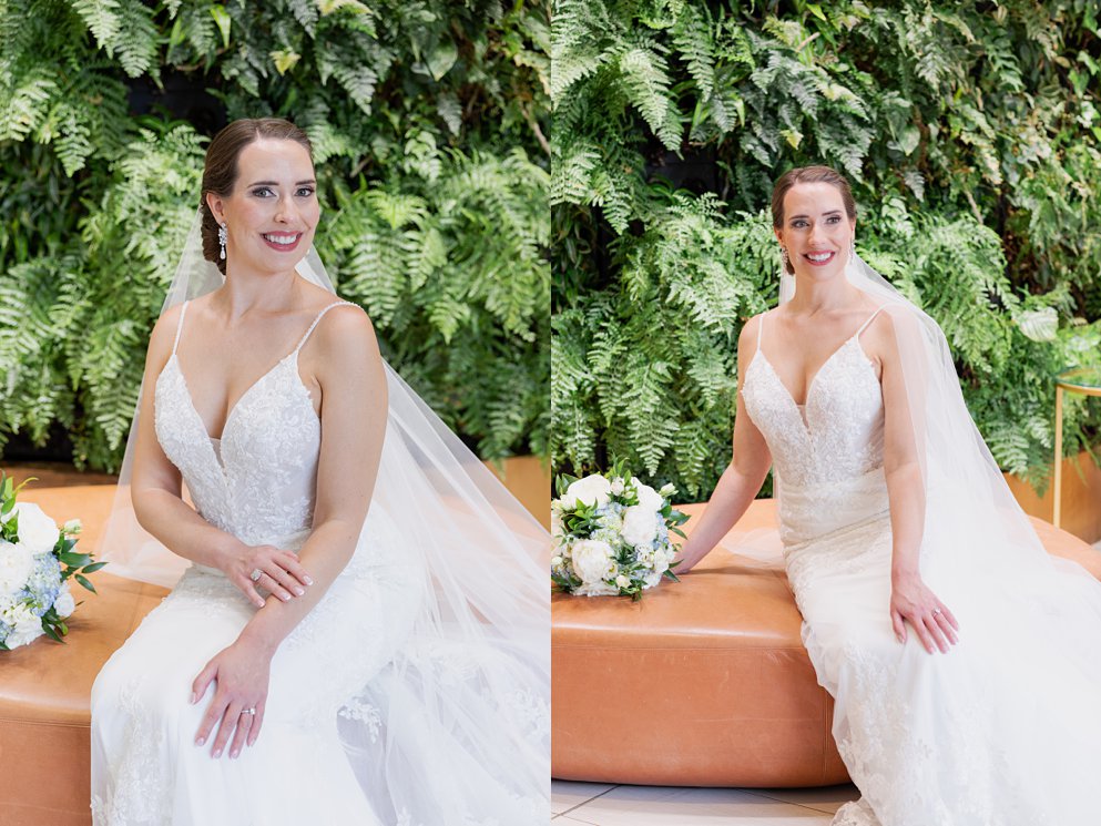 Chattanooga Westin wedding with lace gown from ever after bridal and chattanooga photographer Daisy Moffatt photography 